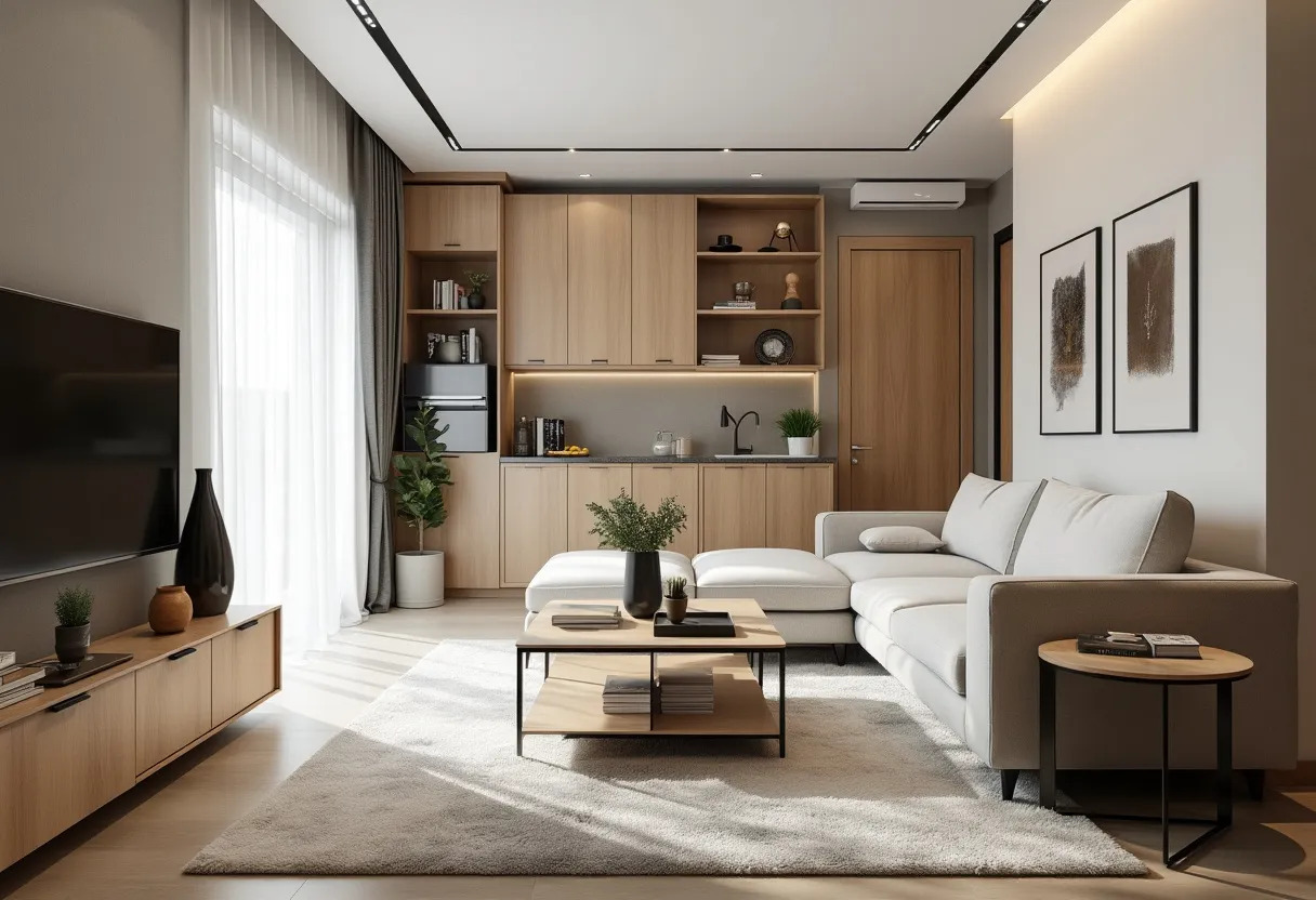 appartement trois pièces : astuces pour optimiser l’espace -  aménagement intérieur